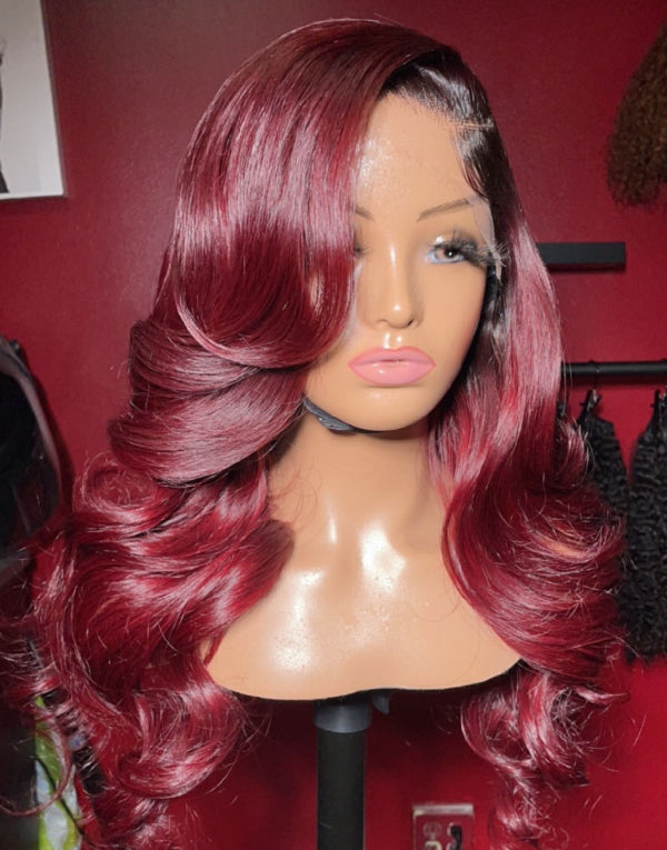 Red cherry Wig