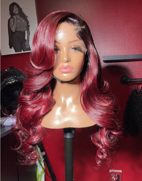 Red cherry Wig